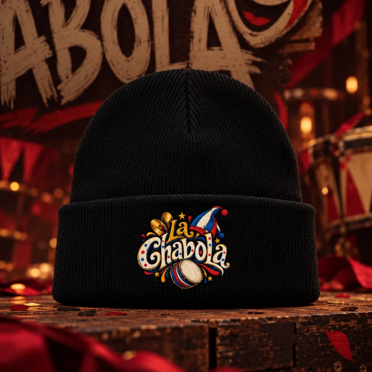 Gorro con el escudo